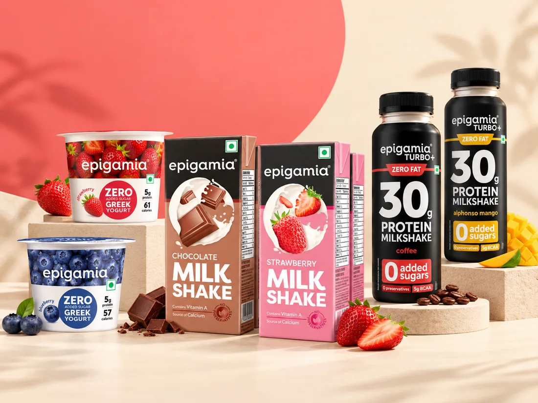 Epigamia brand portfolio