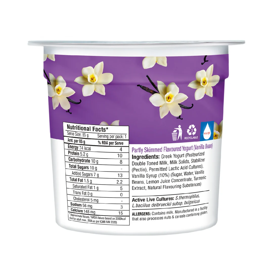 Greek Yogurt-Vanilla Bean